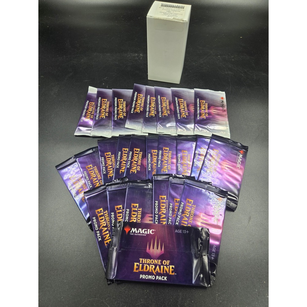 MTG Throne of Eldraine Promo 25x Pack Lot Premium & Standard WOTC SEALED